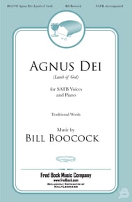 Agnus Dei SATB choral sheet music cover Thumbnail